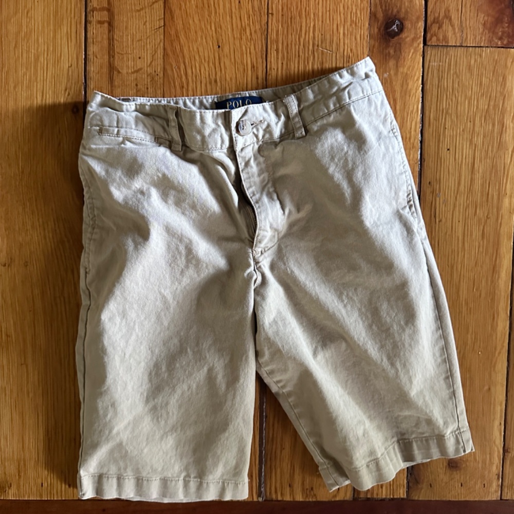 Polo By Ralph Lauren Classic Polo Chino Khaki Shorts Boy’s 12